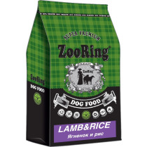 ZooRing Корм для собак Lamb&Rice Ягненок и рис 10кг